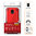 Hybrid Guard Shockproof Plate Case for Samsung Galaxy J7 Pro (Red)